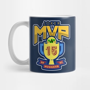 Nikola Jokic MVP Denver Nuggets 2021 Art Mug